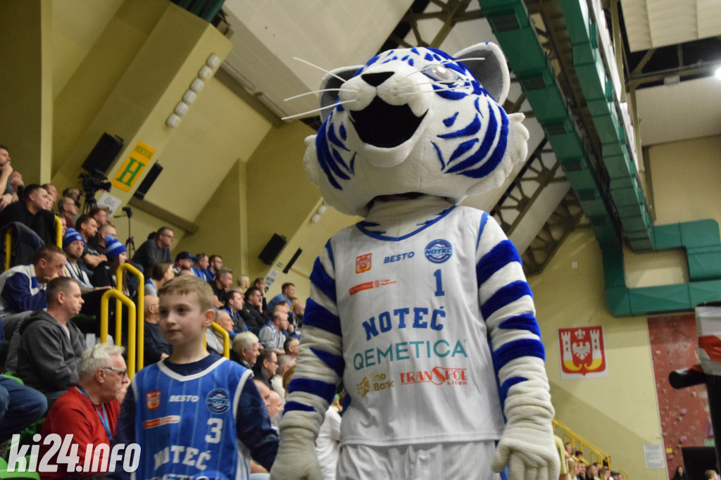 Kibice na meczu Noteć - WKK Wrocław