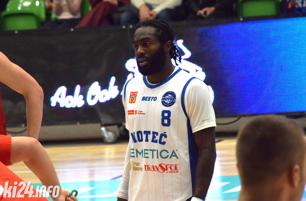 Kibice na meczu Noteć - WKK Wrocław