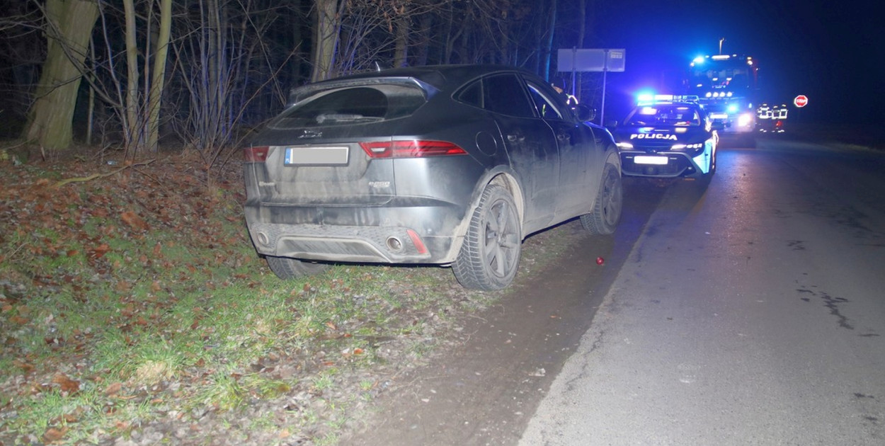 Porsche uderzyło w jaguara