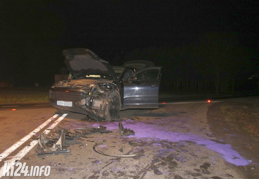 Porsche uderzyło w jaguara