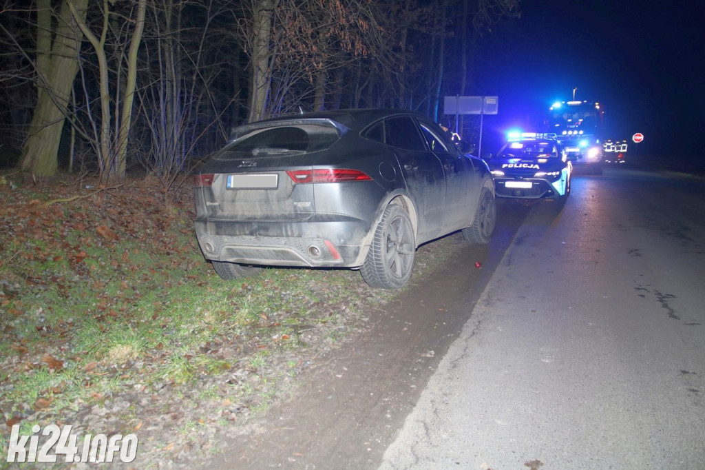Porsche uderzyło w jaguara