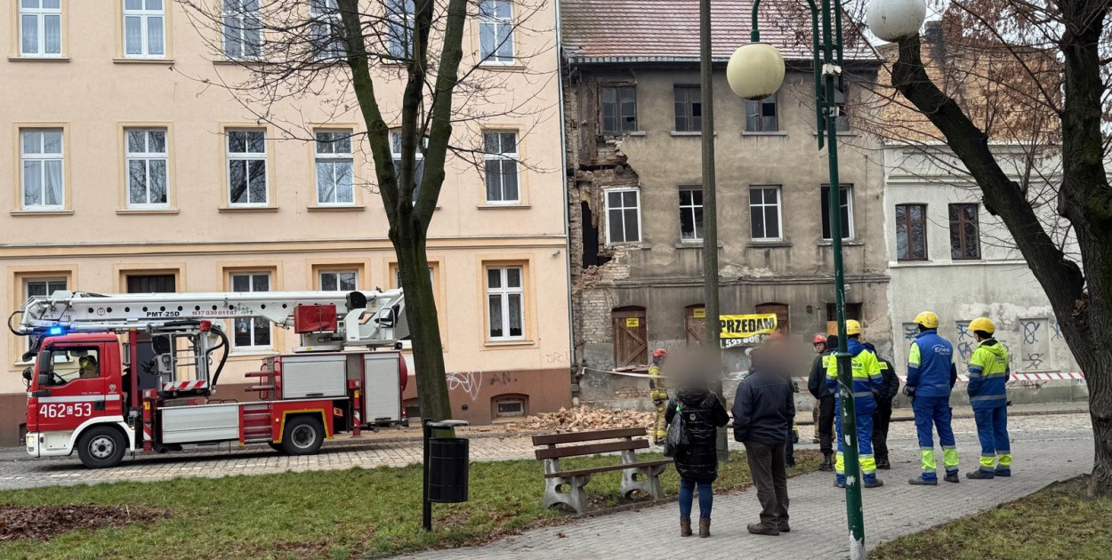 Katastrofa budowlana w centrum miasta