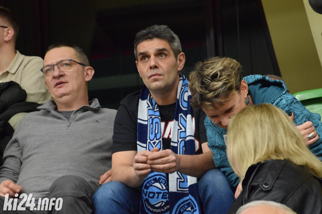 Kibice na meczu Noteć - Spójnia