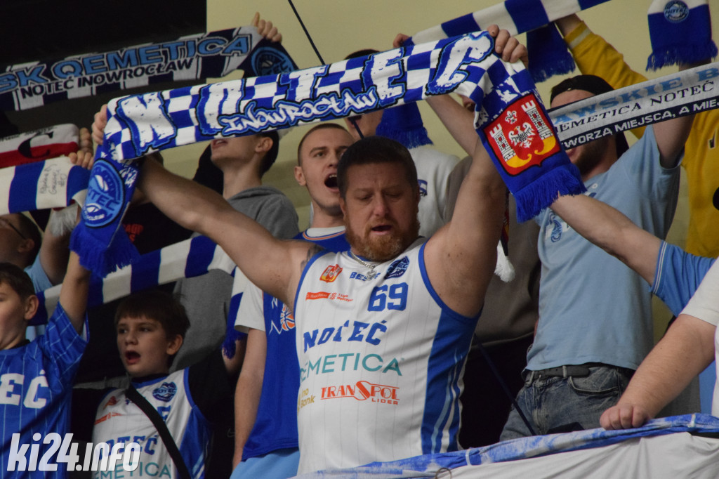 Kibice na meczu Noteć - Spójnia