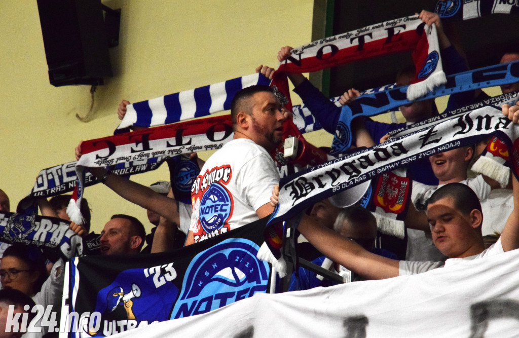 Kibice na meczu Noteć - Spójnia