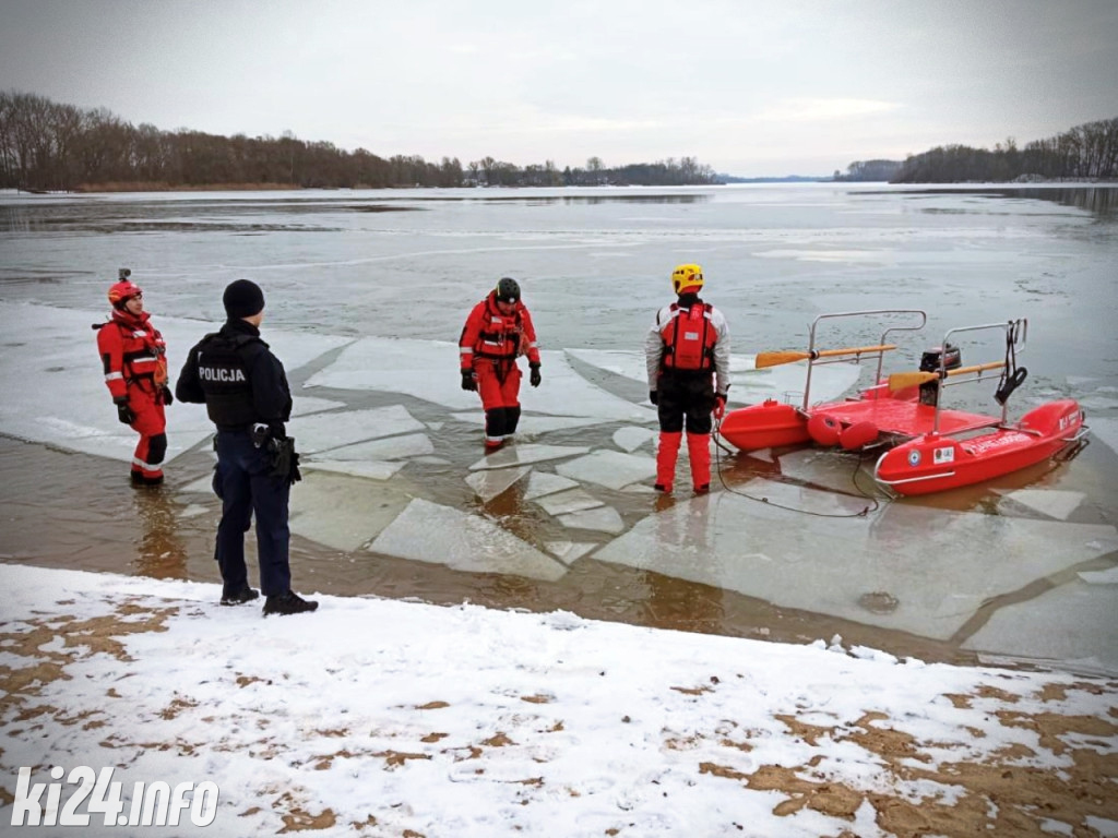 Policja i WOPR ostrzegają: Lód jest cienki!