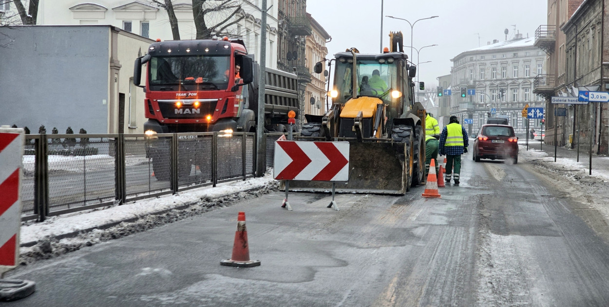 Awaria wodociągu na Dworcowej