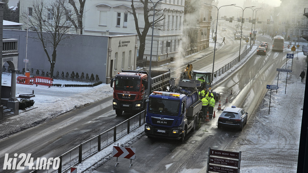 Awaria wodociągu na Dworcowej