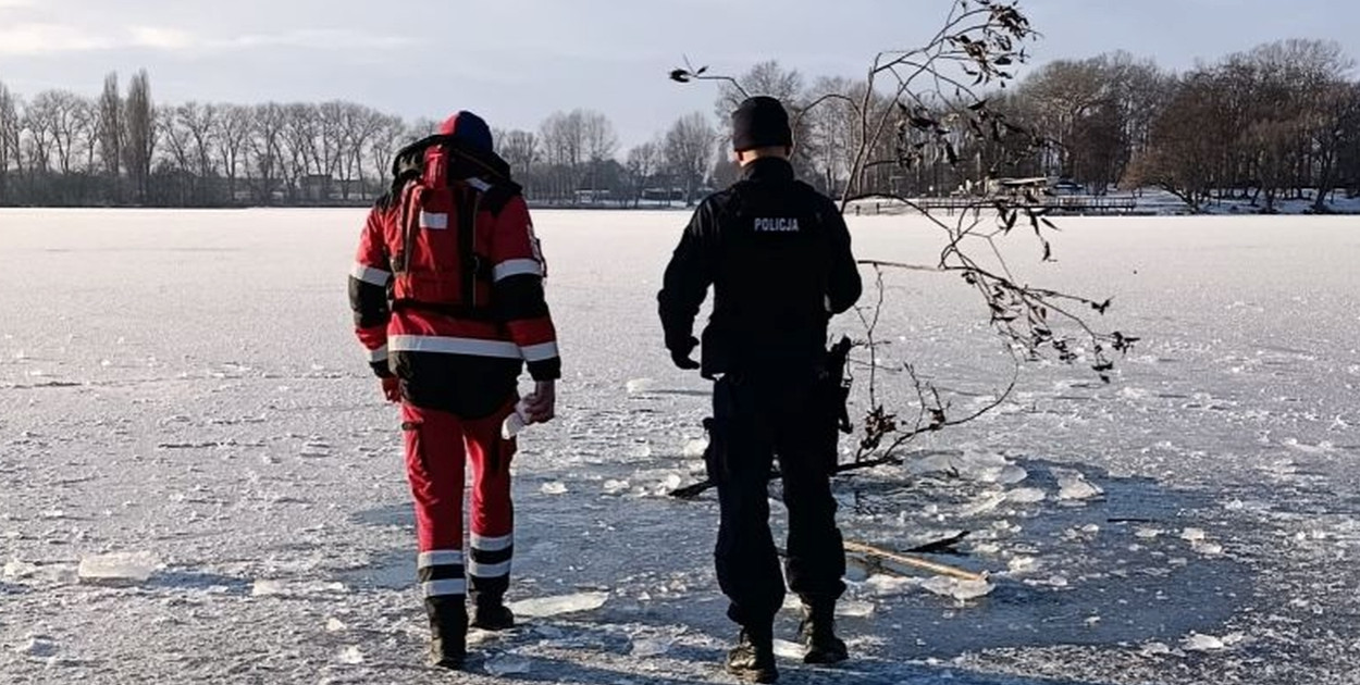 Służby zabezpieczyły przeręble na Gople