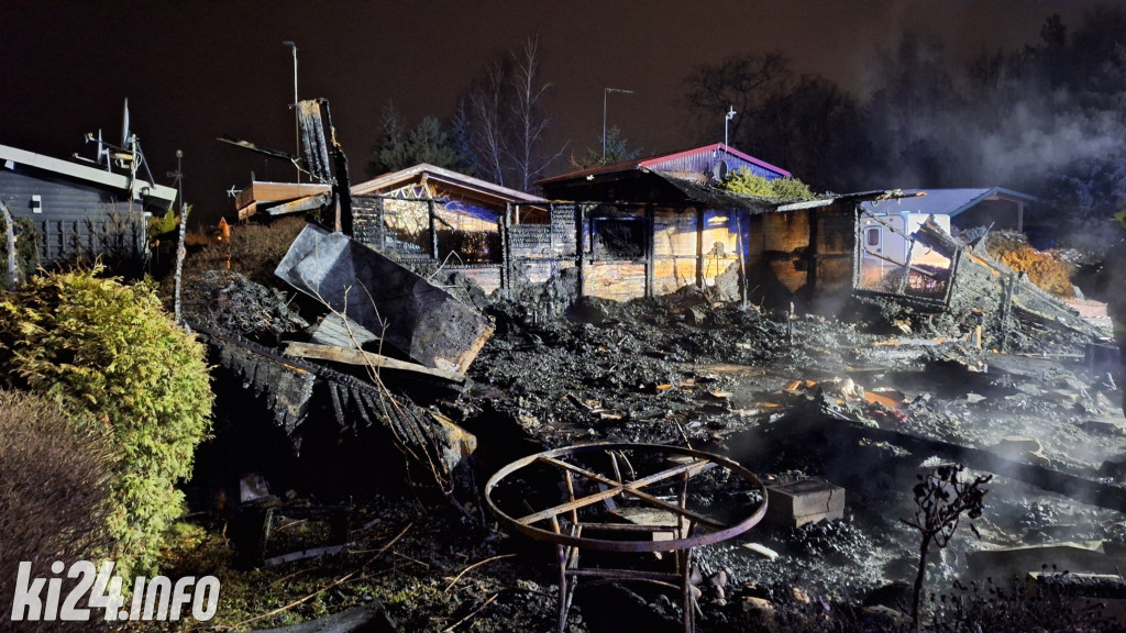W Kruszwicy spłonął domek letniskowy