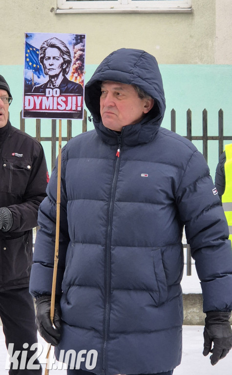 Protest przeciwko umowie Mercosur