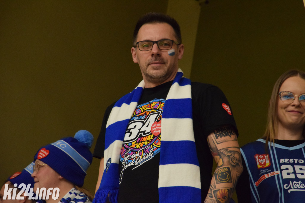 Kibice na meczu Noteć - Żubry