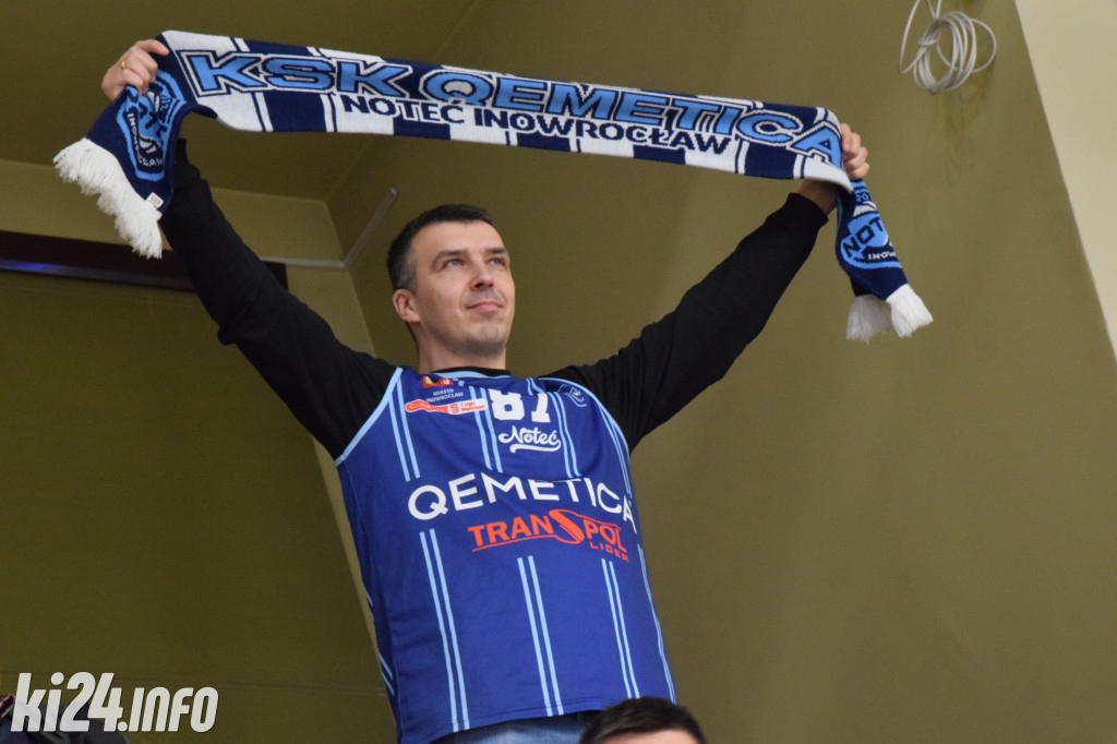 Kibice na meczu Noteć - Żubry