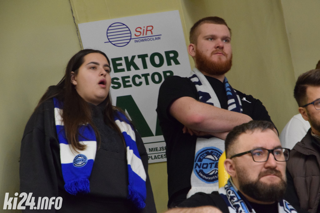 Kibice na meczu Noteć - Żubry