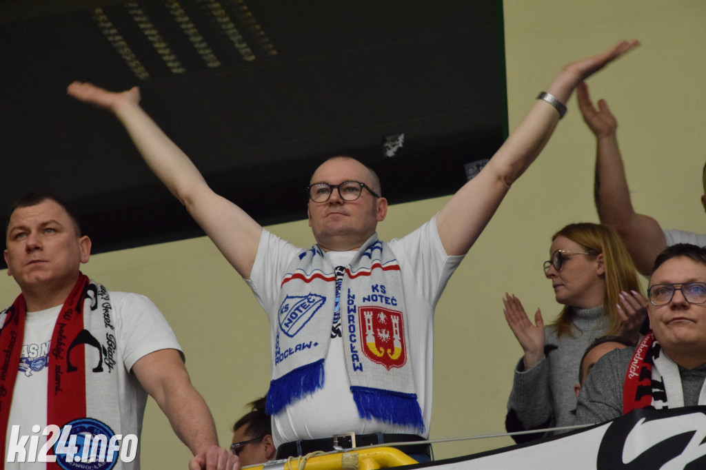 Kibice na meczu Noteć - Żubry
