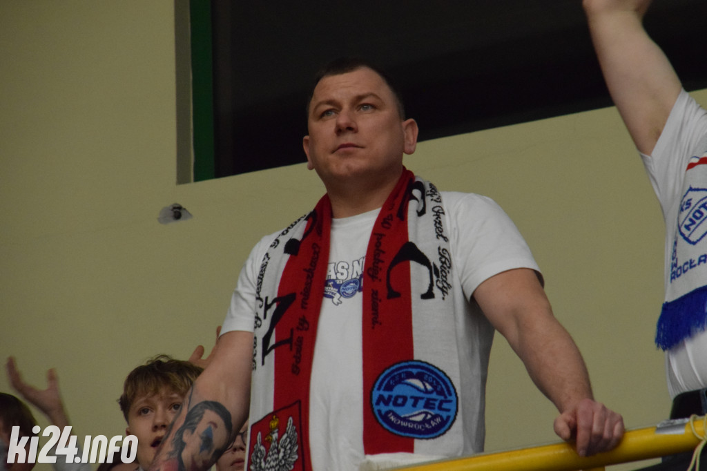 Kibice na meczu Noteć - Żubry