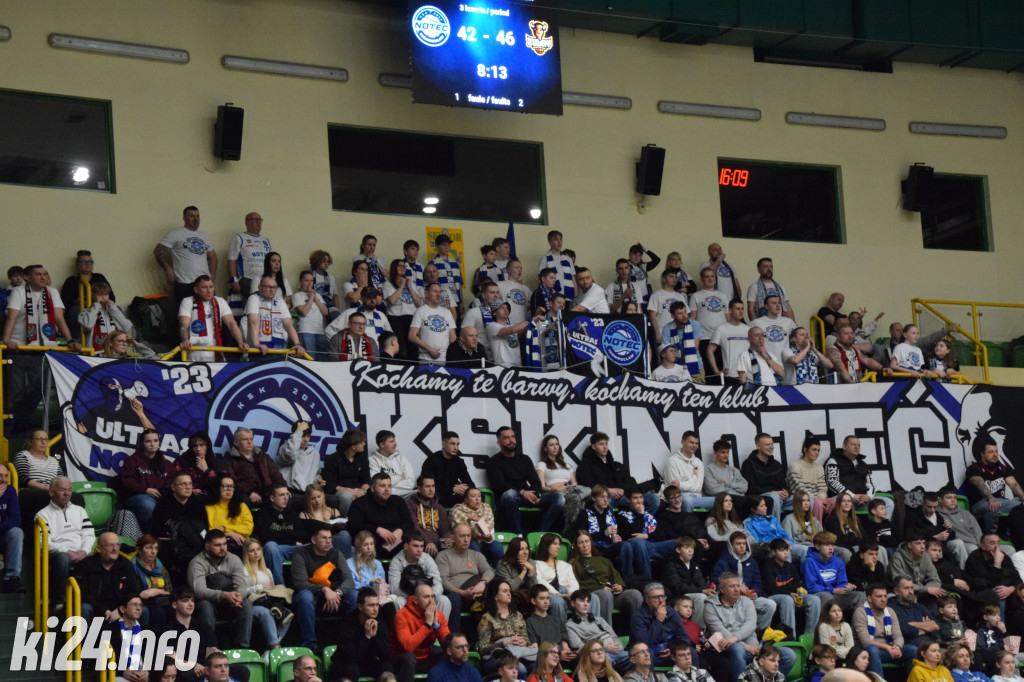 Kibice na meczu Noteć - Żubry