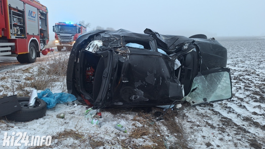 BMW dachowało pod Kruszwicą