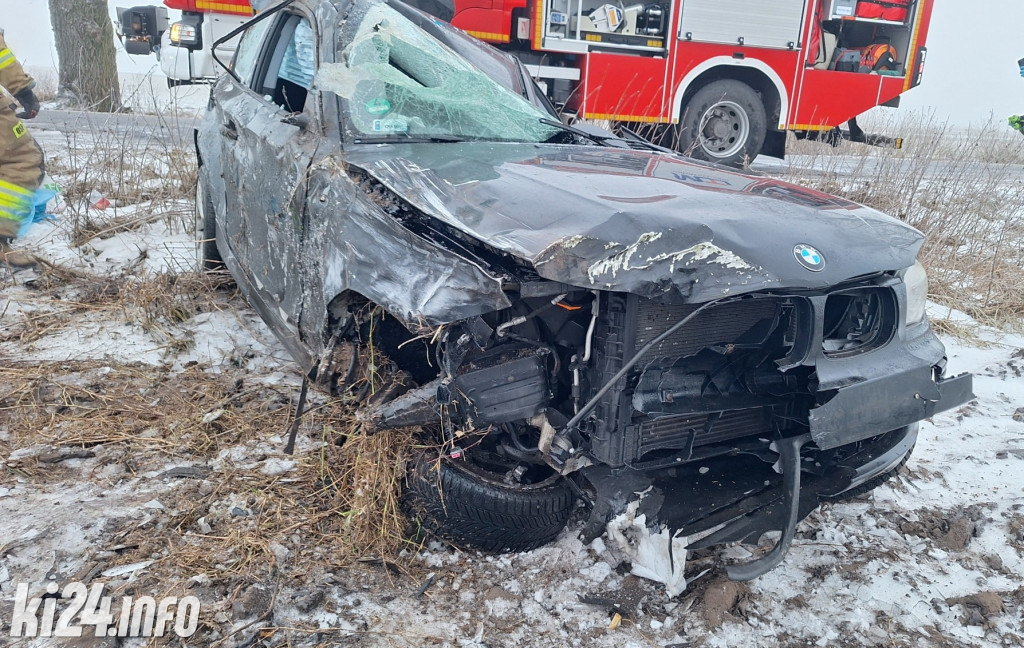 BMW dachowało pod Kruszwicą