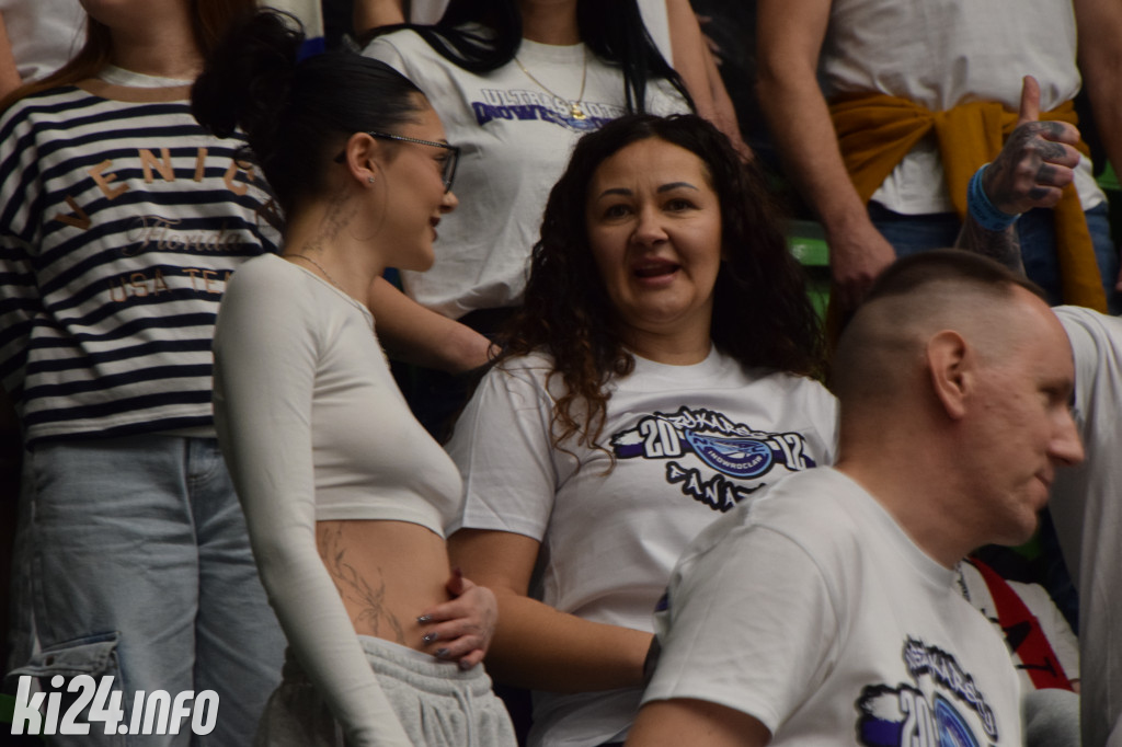 Kibice na meczu Noteć - Resovia