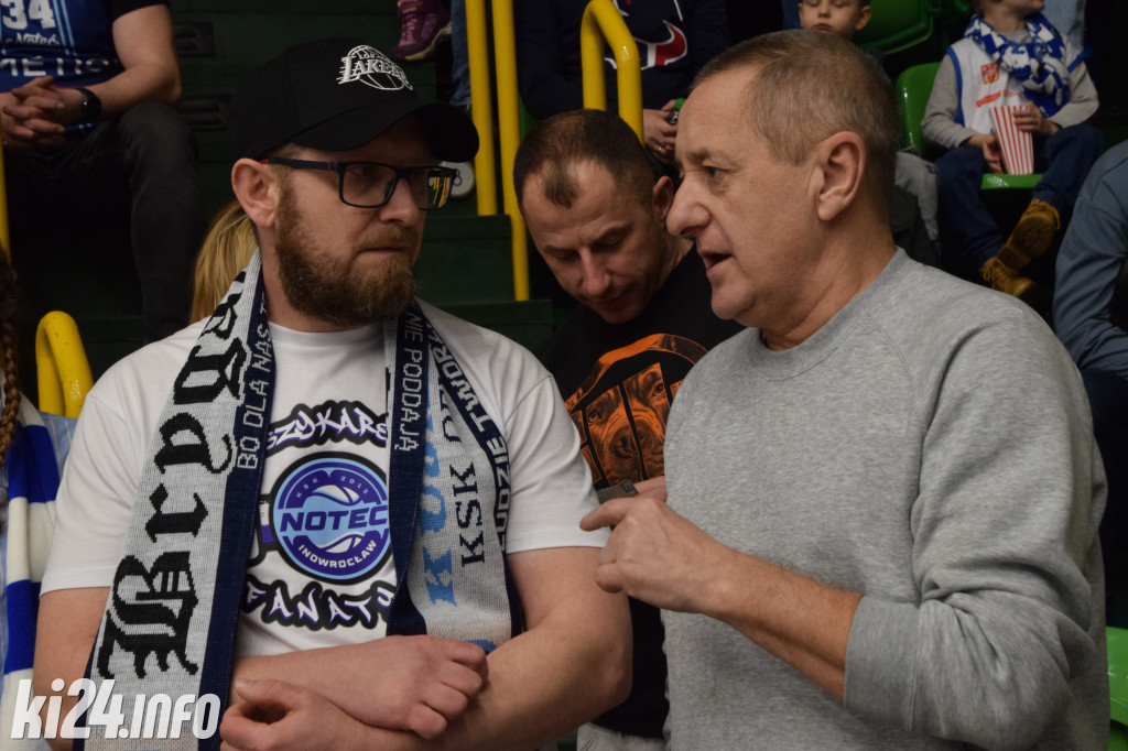 Kibice na meczu Noteć - Resovia