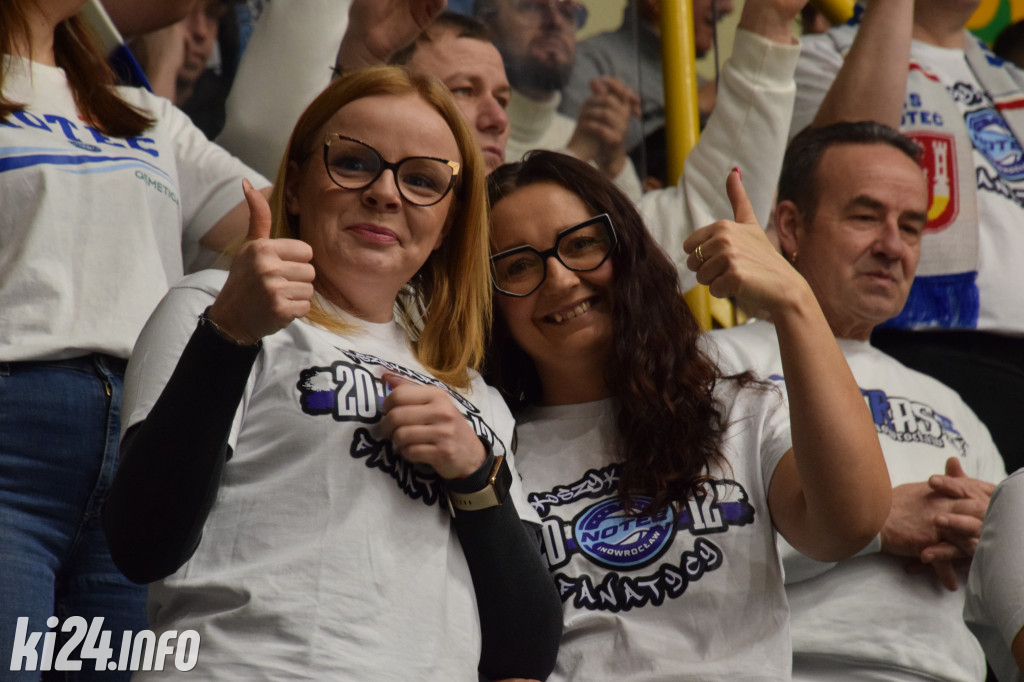 Kibice na meczu Noteć - Resovia