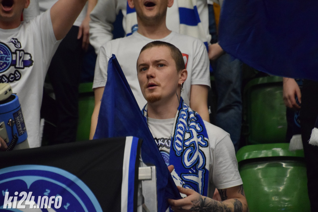 Kibice na meczu Noteć - Resovia