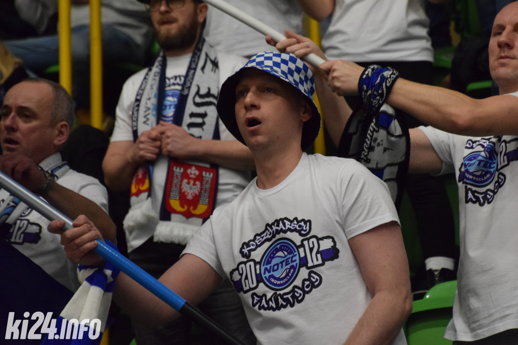Kibice na meczu Noteć - Resovia