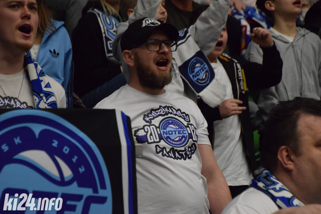 Kibice na meczu Noteć - Kociewskie Diabły