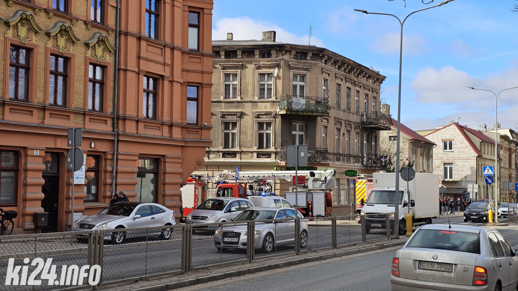 Pożar w kamienicy przy Grabskiego