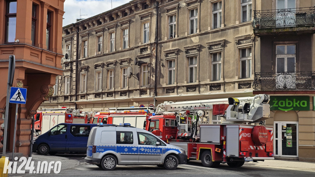 Pożar w kamienicy przy Grabskiego