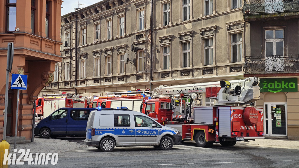 Pożar w kamienicy przy Grabskiego