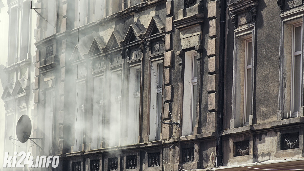 Pożar w kamienicy przy Grabskiego