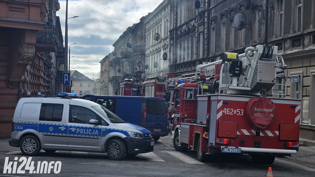 Pożar w kamienicy przy Grabskiego