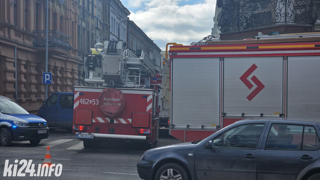 Pożar w kamienicy przy Grabskiego