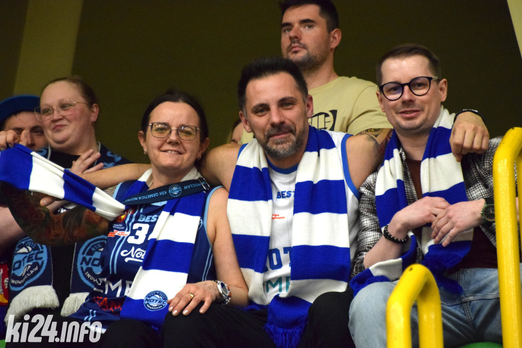 Kibice na meczu Noteć - Polonia