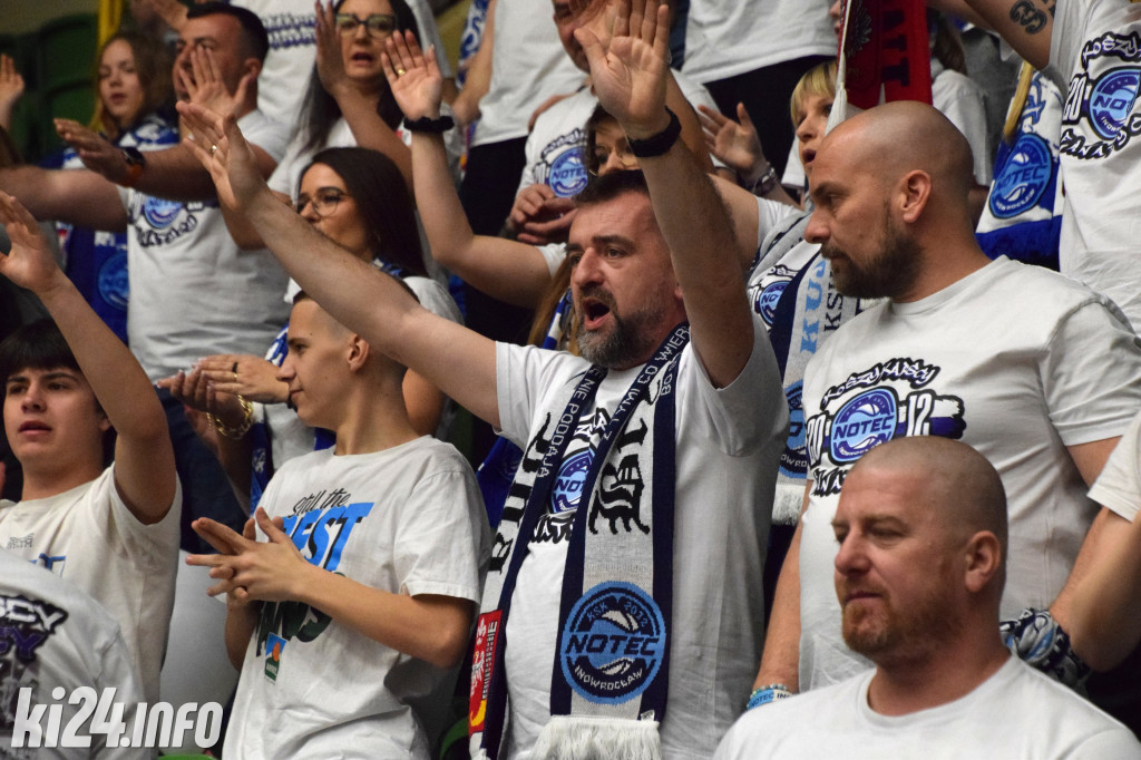 Kibice na meczu Noteć - Polonia