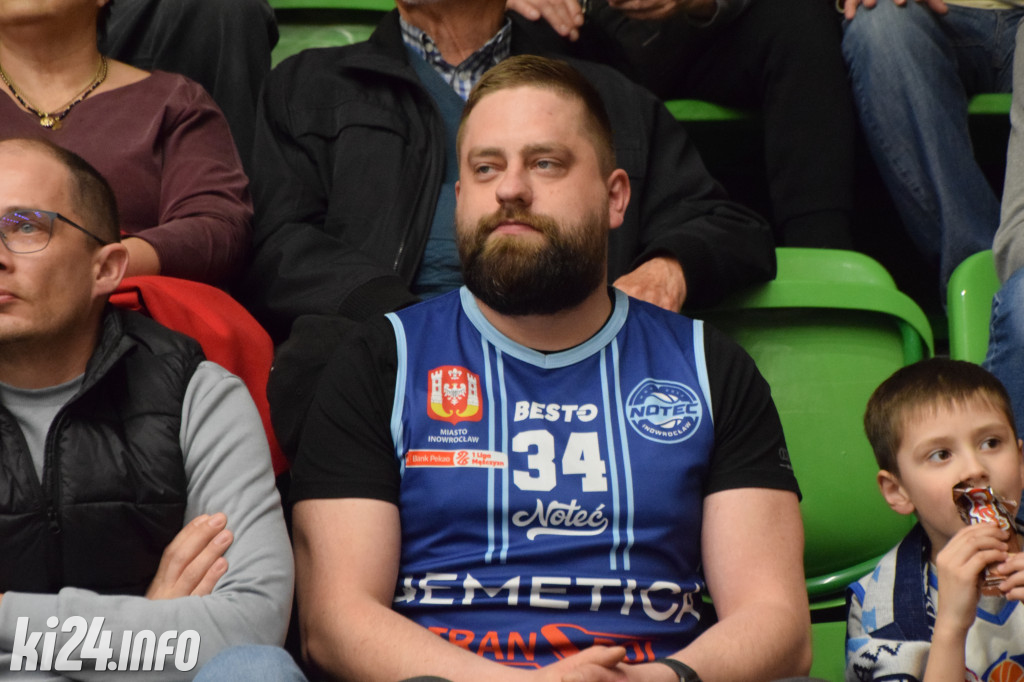 Kibice na meczu Noteć - Polonia