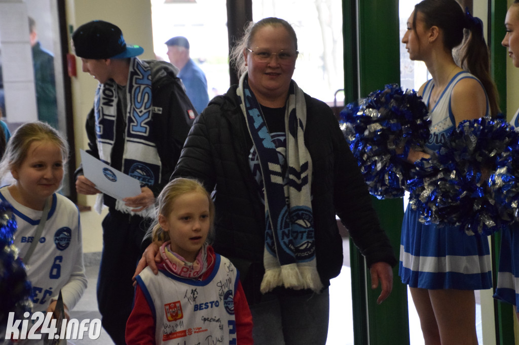 Pożegnanie Noteci z kibicami