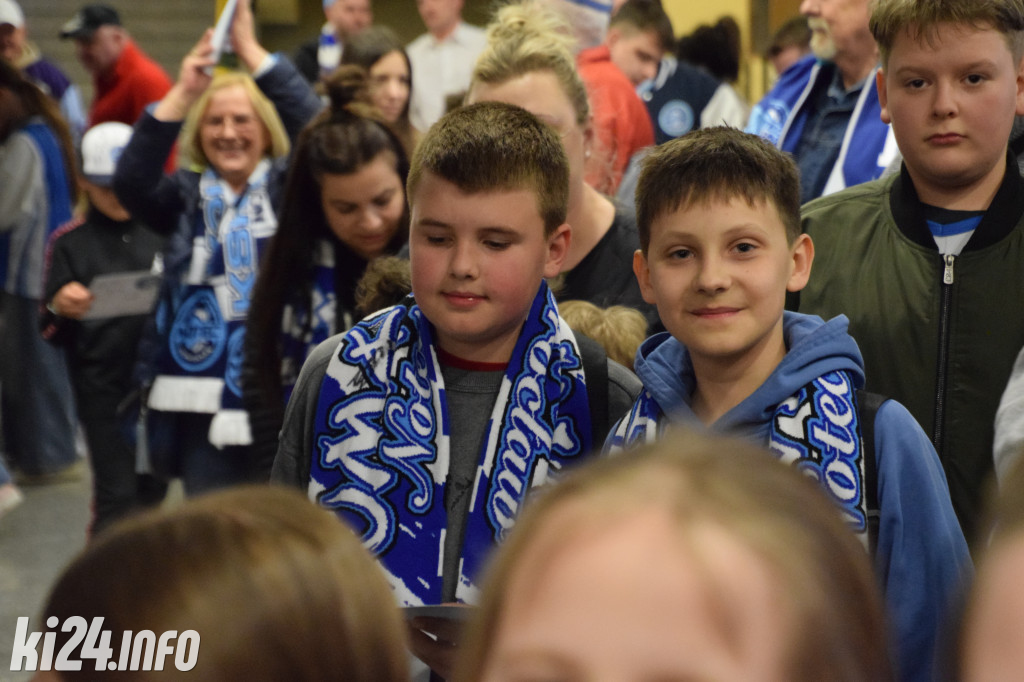 Pożegnanie Noteci z kibicami