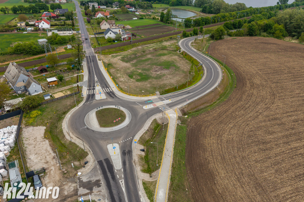 Nowe rondo w Broniewicach