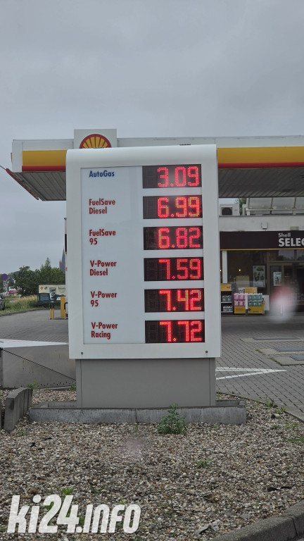 Ceny paliw na stacjach w Inowrocławiu