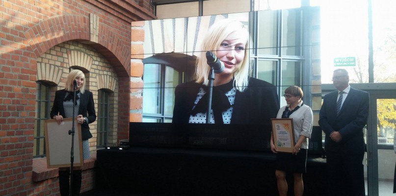 Wyróżnienie odebrała dyrektor Inlotu Adriana Herrmann