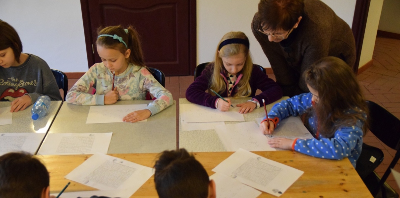 Z okazji ferii zimowych jak co roku inowrocławskie muzeum przygotowało dla dzieci specjalne zajęcia. / fot. Julita Klocek/ki24.info