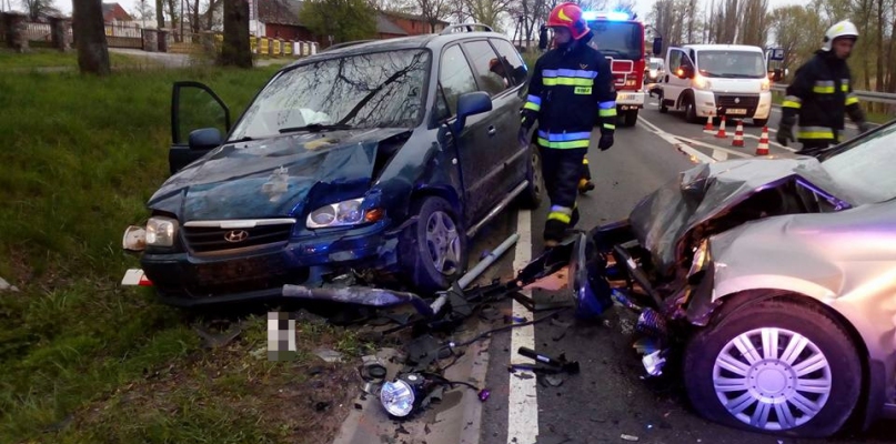 Wypadek w Gocanowie pod Kruszwicą. Są poszkodowani