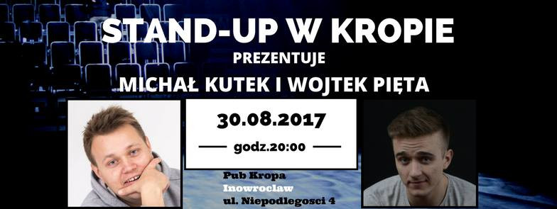 Pięta i Kutek wystąpią w Kropie. Stand-up wraca do Inowrocławia