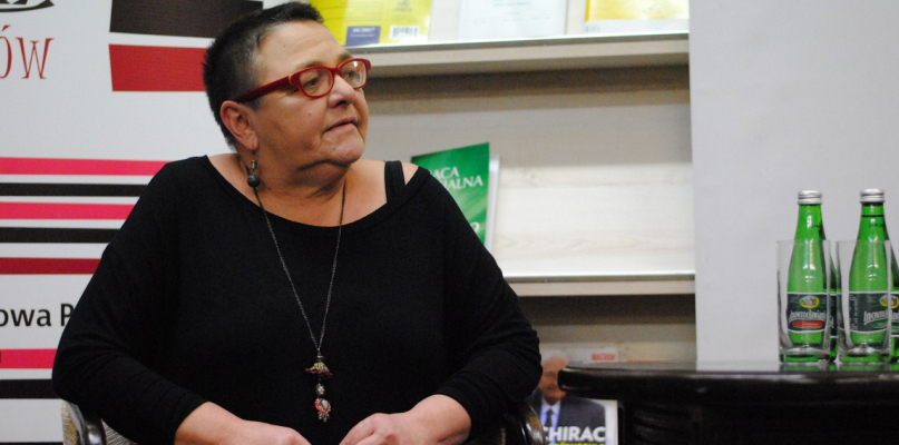 Lidia Ostałowska odwiedziła inowrocławską bibliotekę