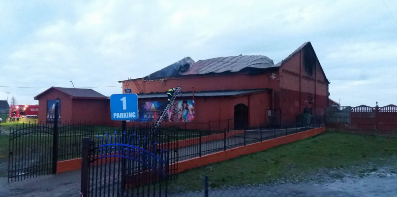 Wielki pożar w Niszczewicach. Spłonęła popularna dyskoteka