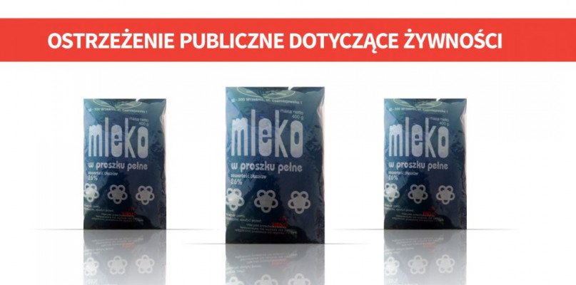 Kupowaliście takie mleko w proszku? W środku jest salmonella