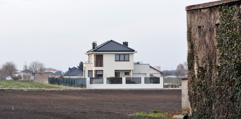 W Szymborzu pojawia się coraz więcej nowych domów
